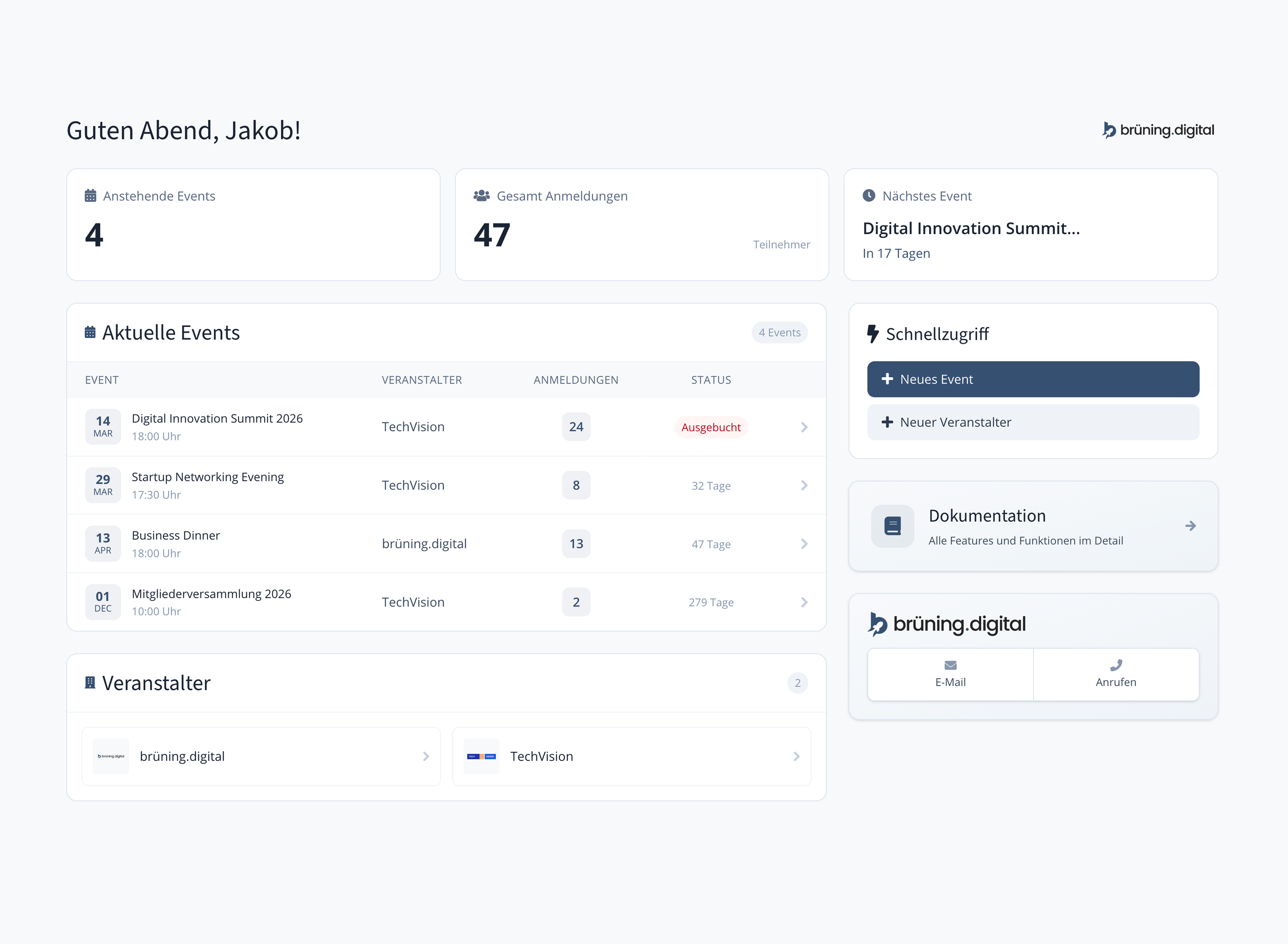 EVENT IMPACT Dashboard
