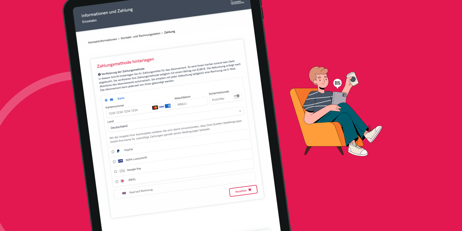 Payment – Das Politikjournal Rundblick macht’s digital – Drei Quellen-Mediengruppe